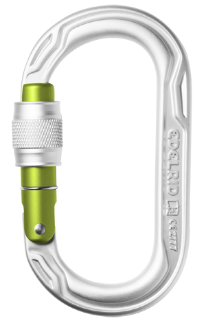 Edelrid OVAL POWER 2500 SCREW silver